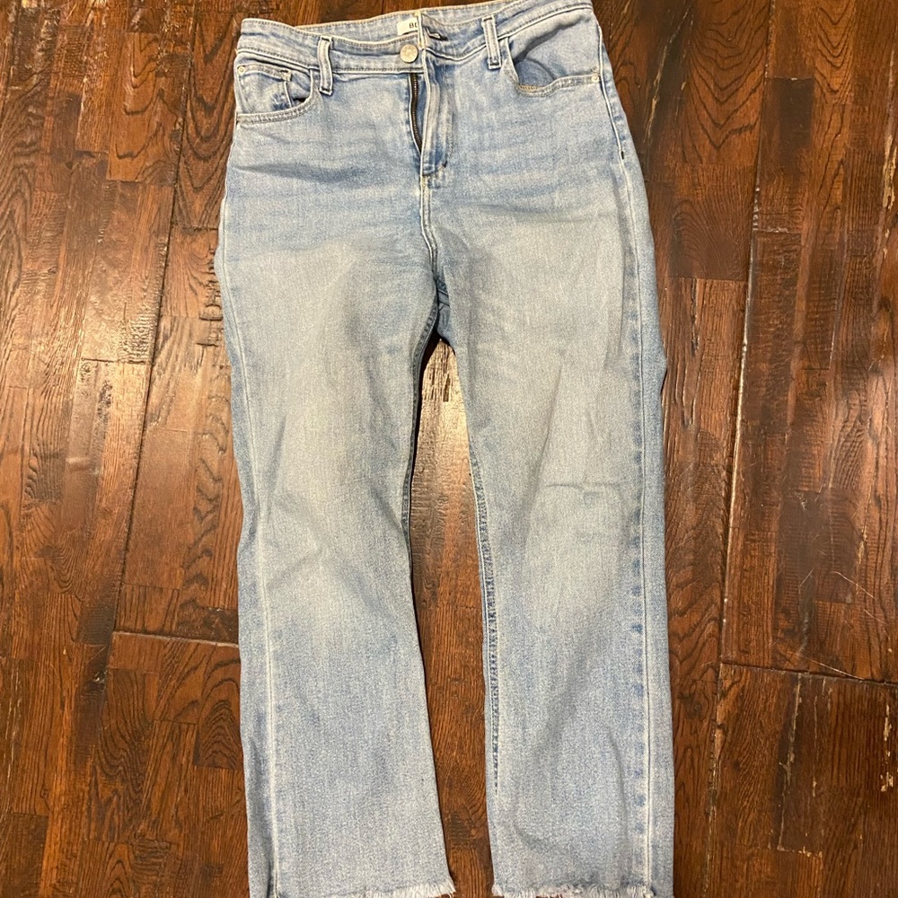 BDG Curvy Light Blue Ankle & Cropped Jeans